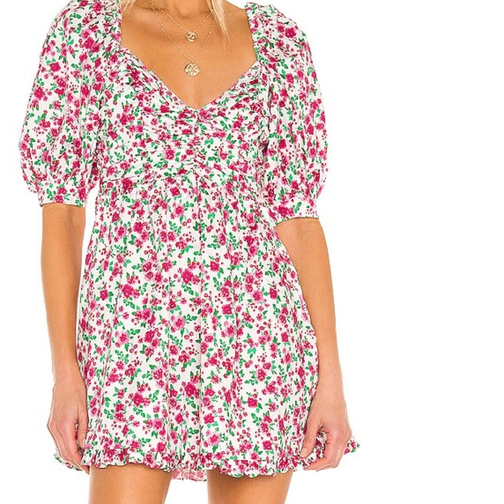 For Love And Lemons petal mini dress